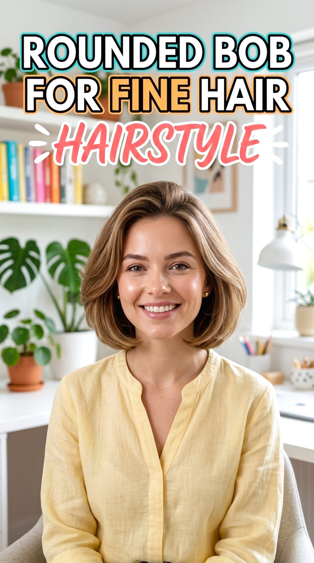 Rounded Bob For Fine Hair