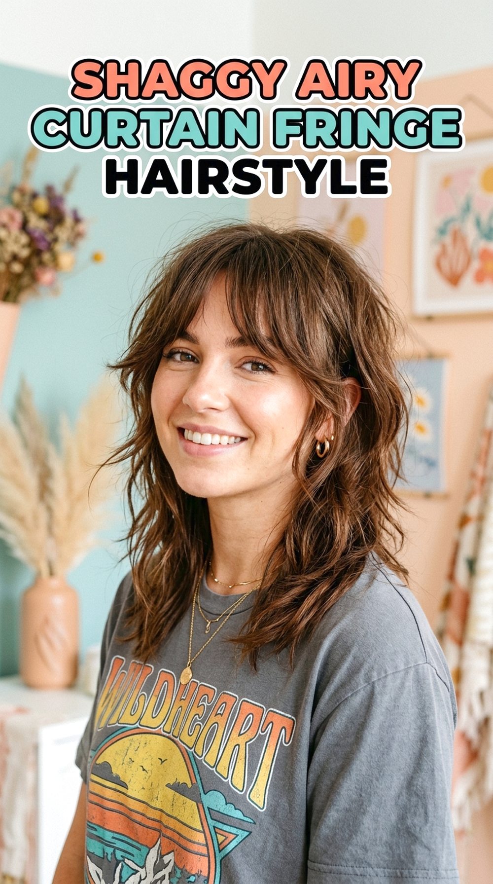 Shaggy Airy Curtain Fringe
