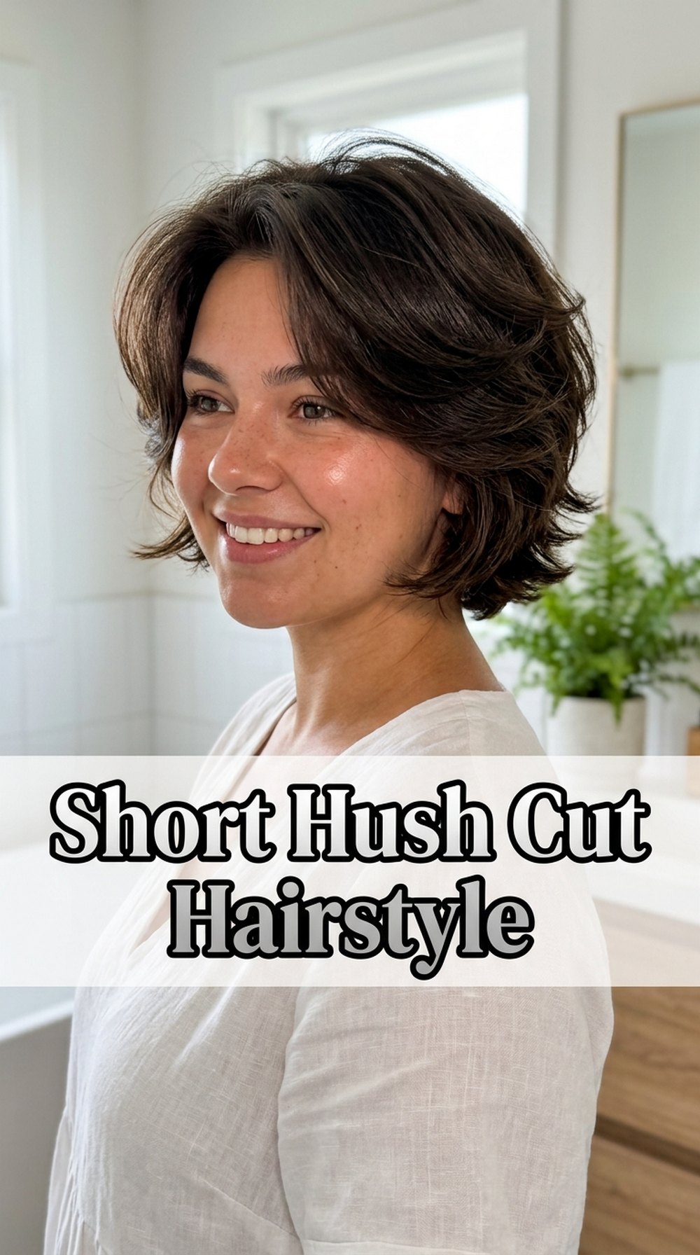 Short Hush Cut Hairstyle