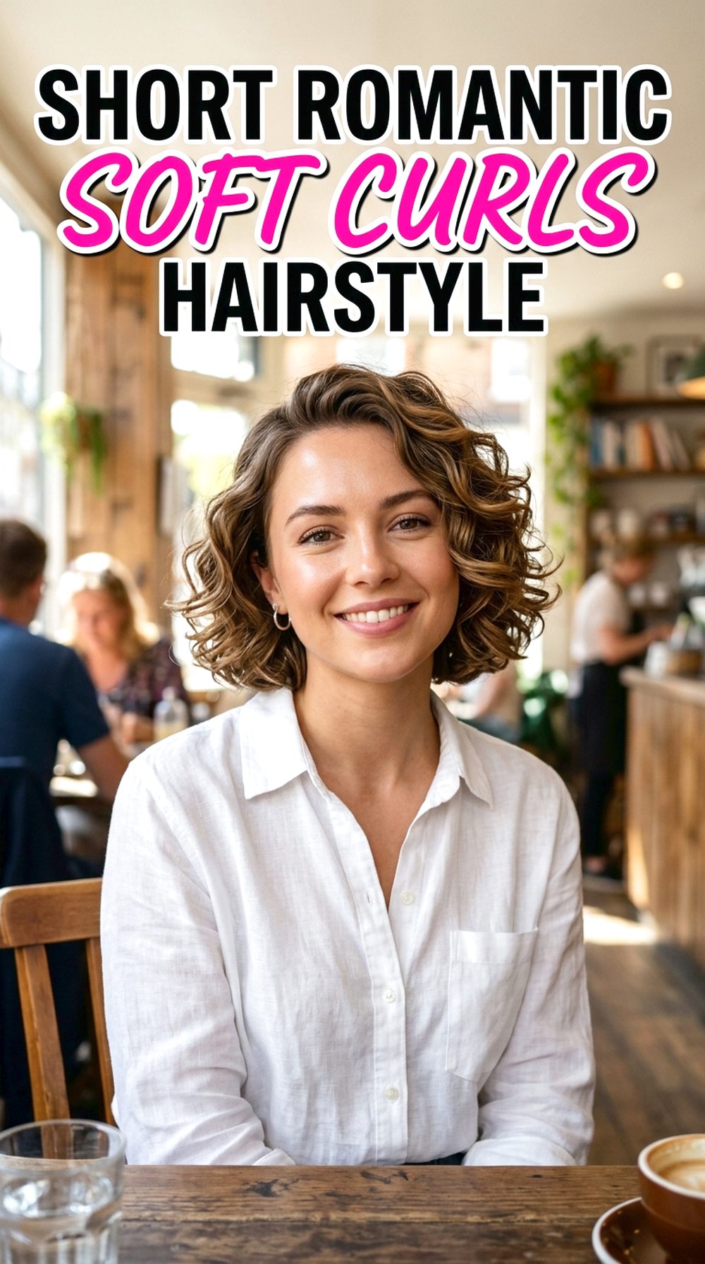 Short Romantic Soft Curls