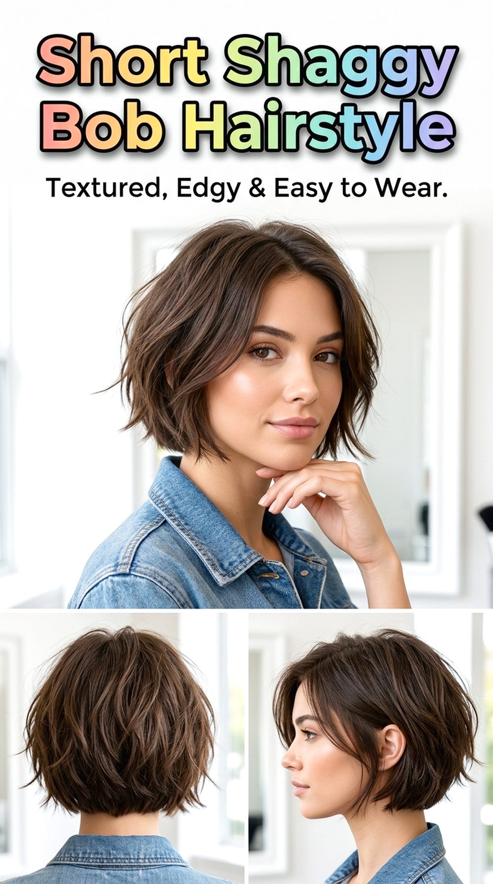 Short Shaggy Bob