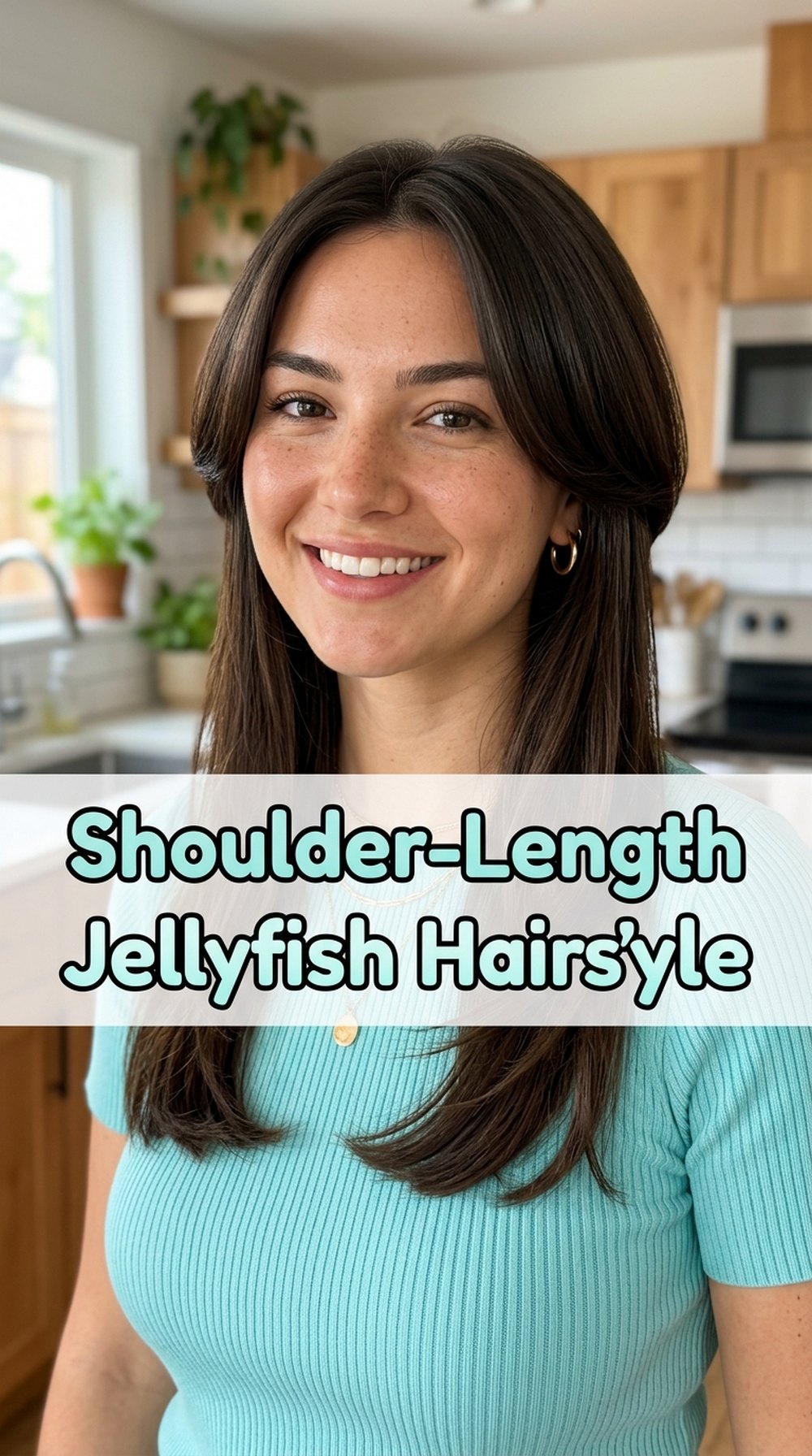 Shoulder-Length Jellyfish Hairstyle