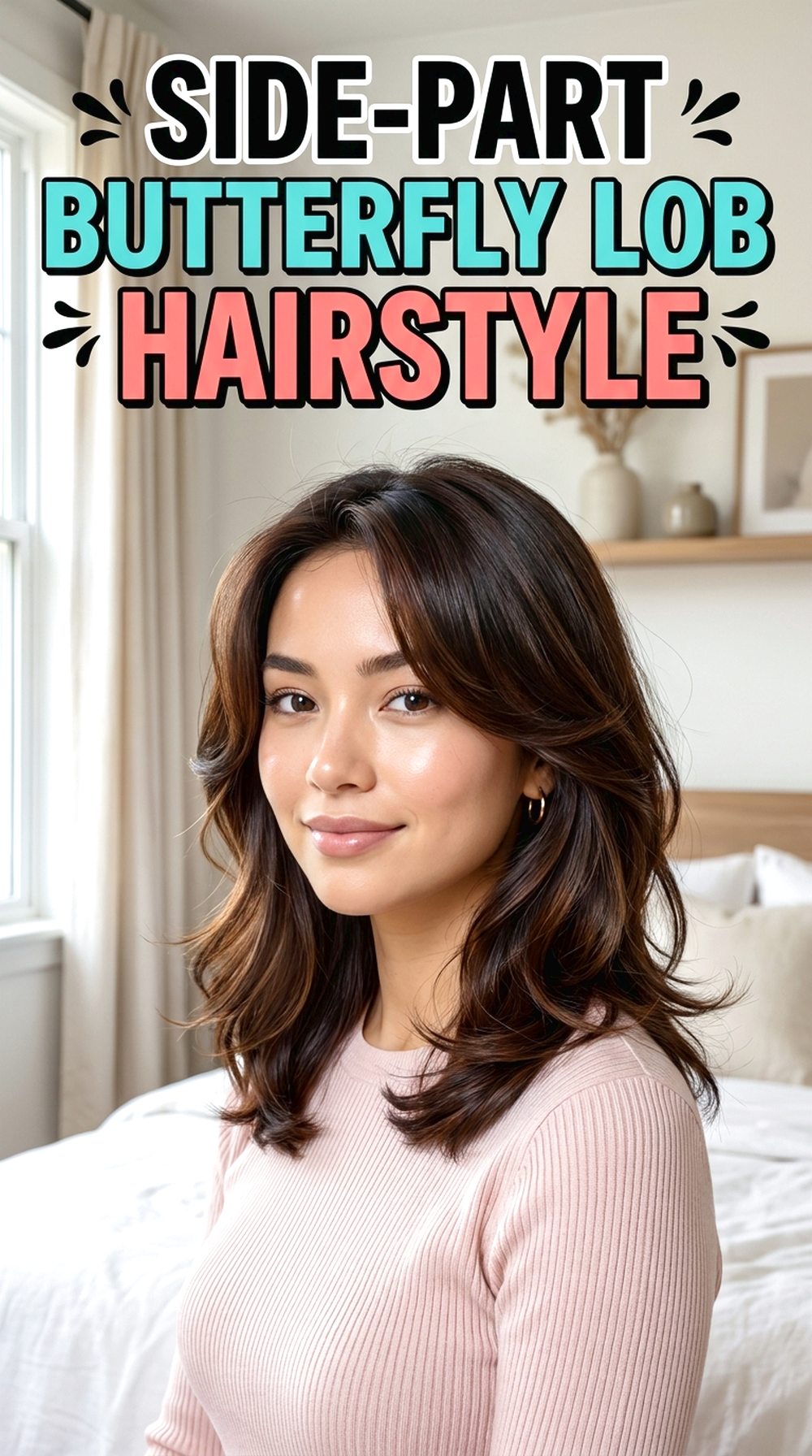 Side-Part Butterfly Lob