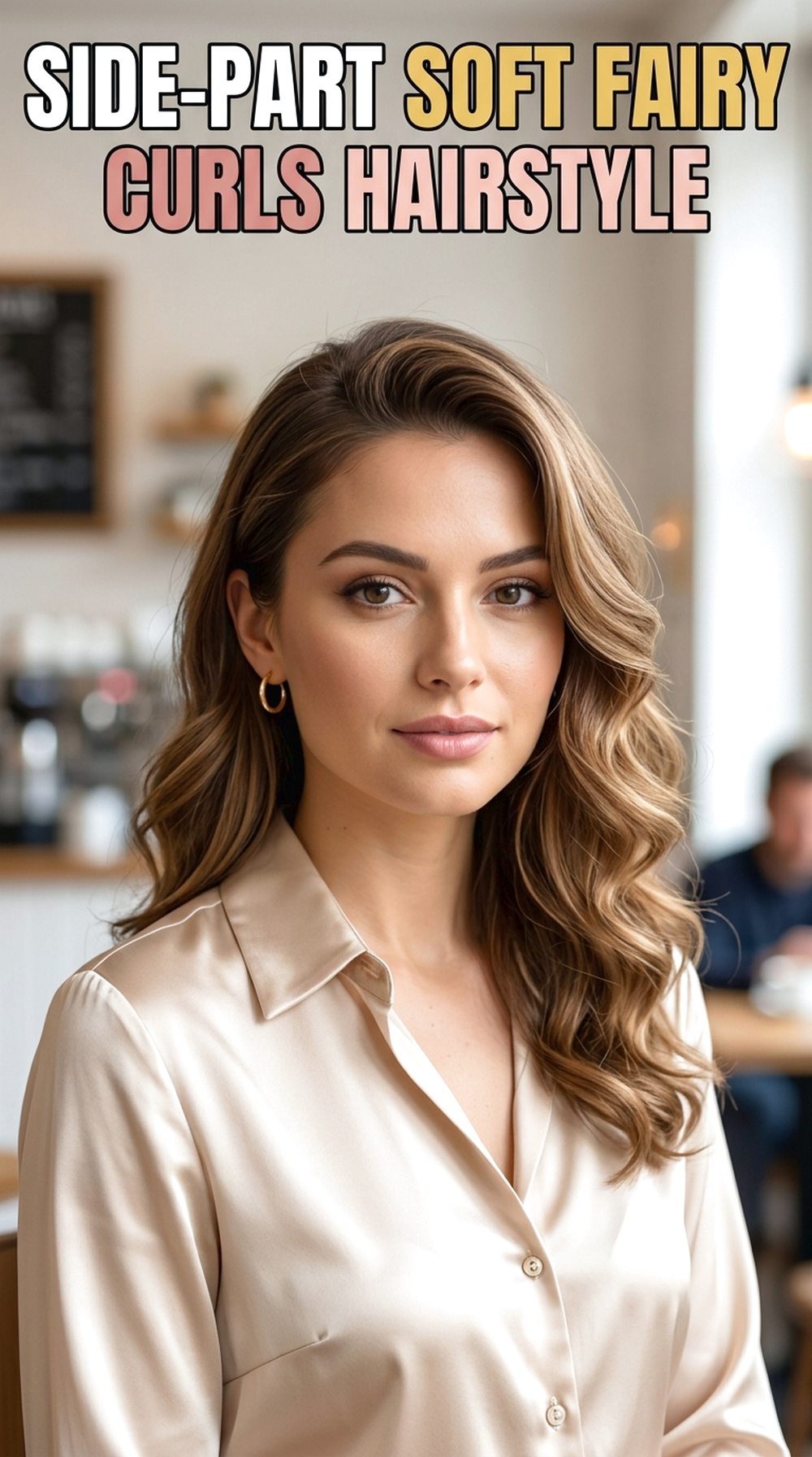 Side-Part Soft Fairy Curls