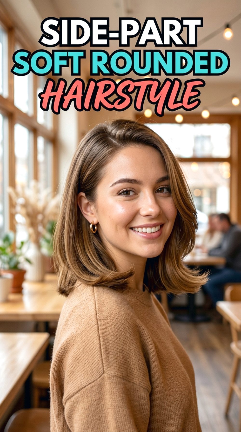 Side-Part Soft Rounded Lob
