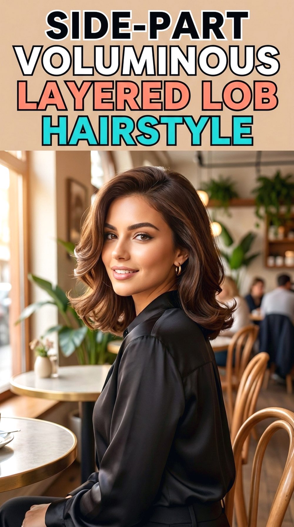 Side-Part Voluminous Layered Lob