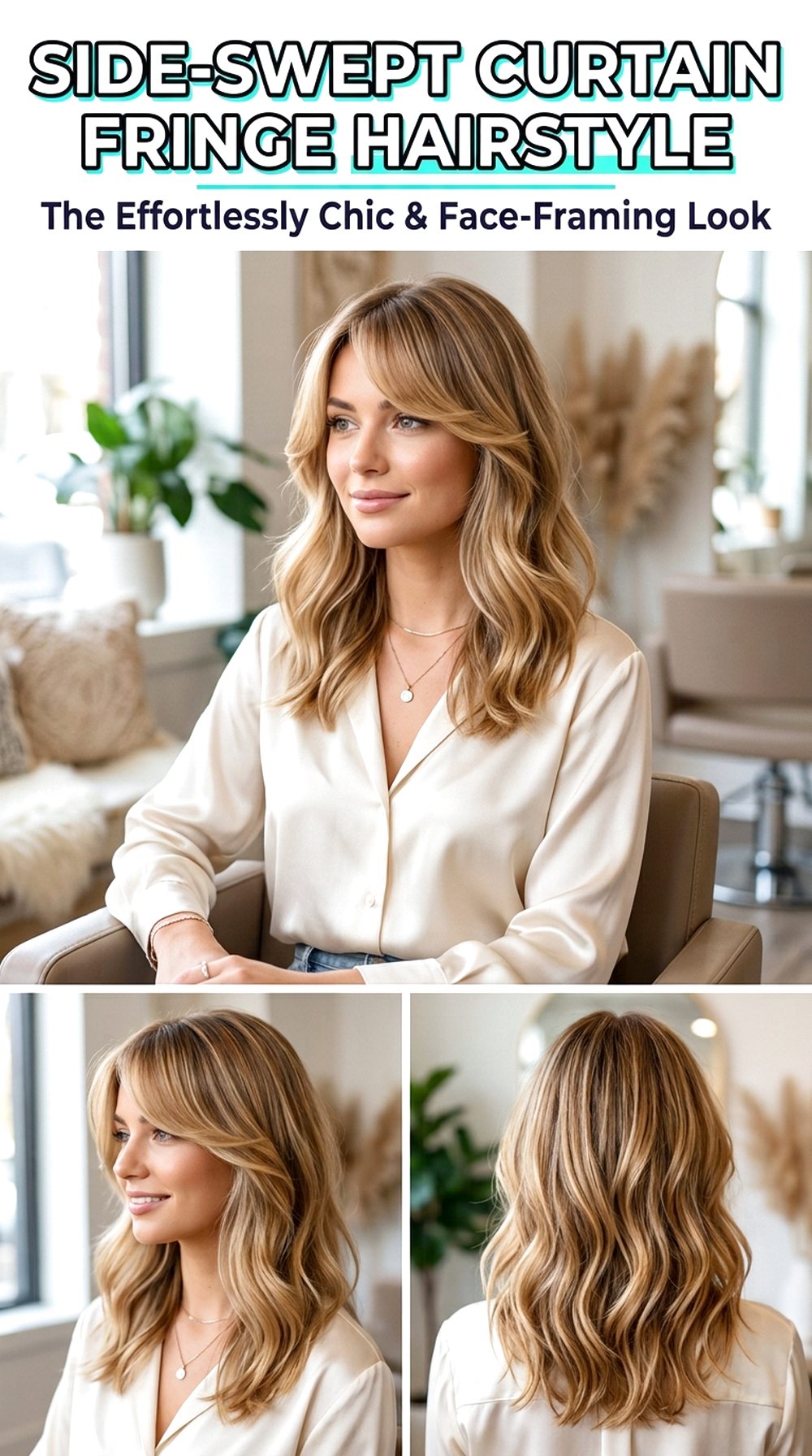 Side-Swept Curtain Fringe