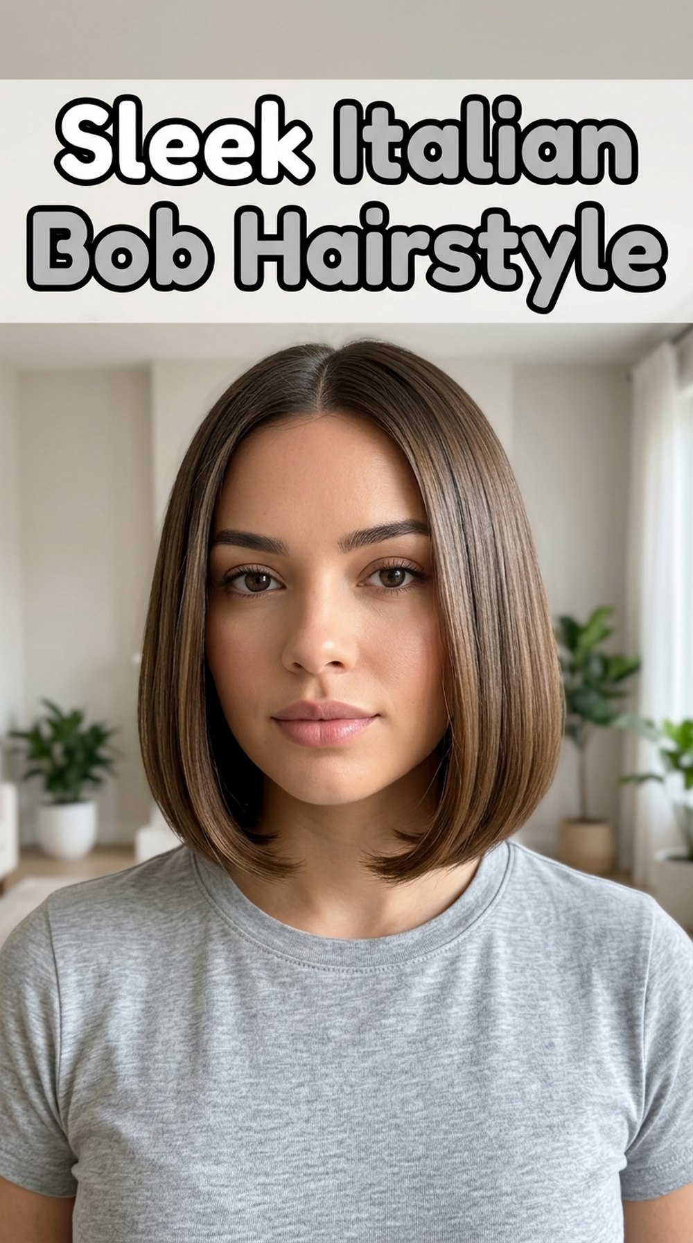 Sleek Italian Bob Hairstyle
