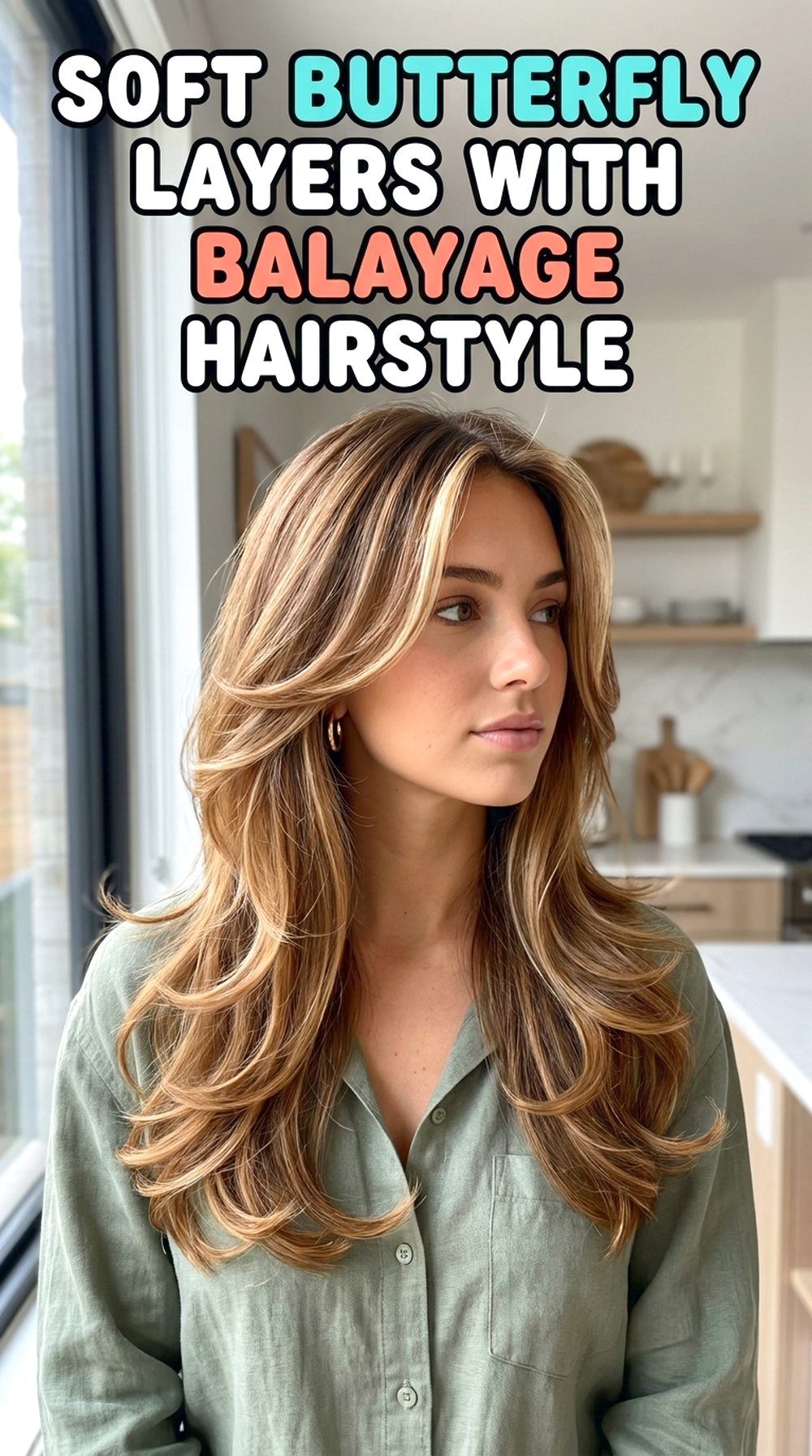 Soft Butterfly Layers With Balayage