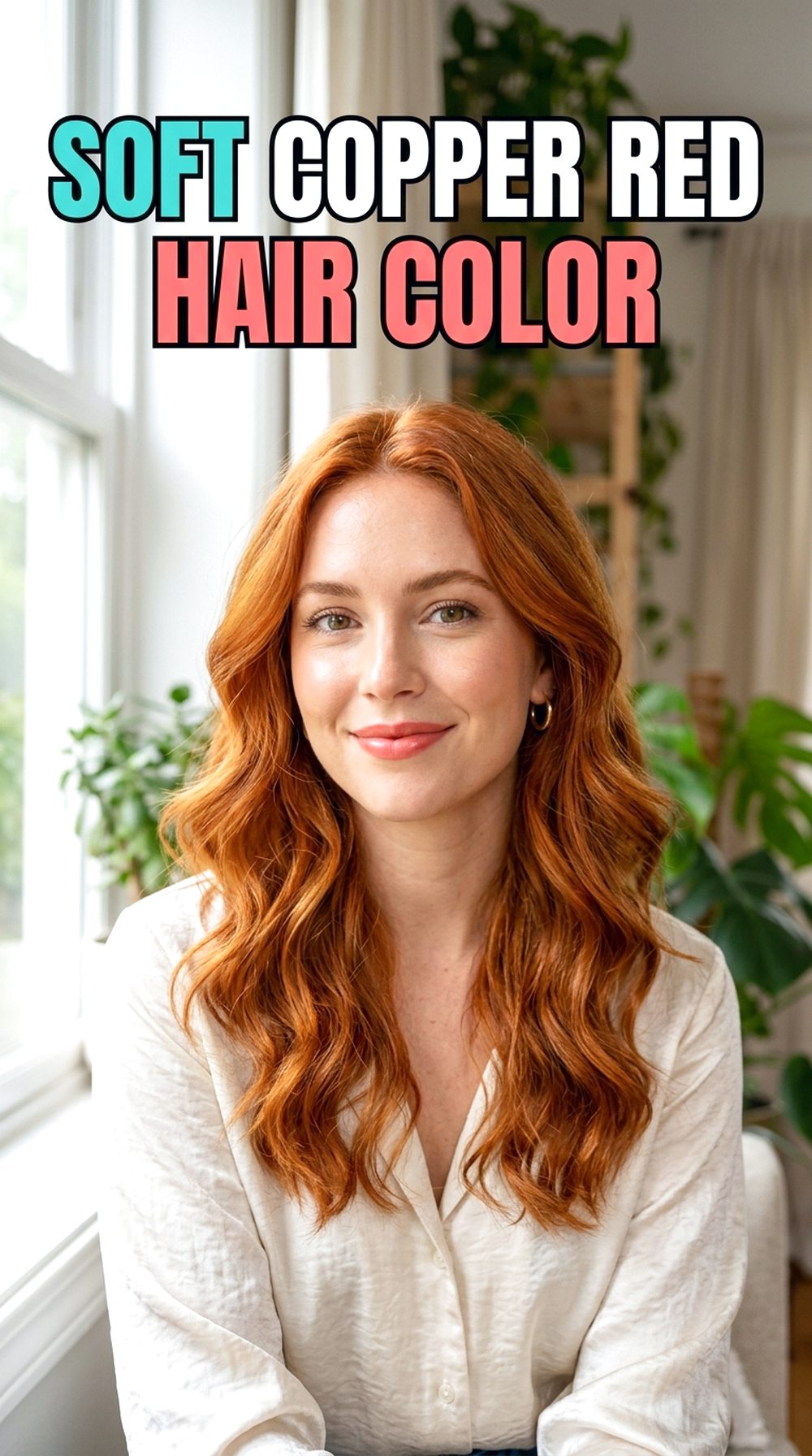 Soft Copper Red Hair Color