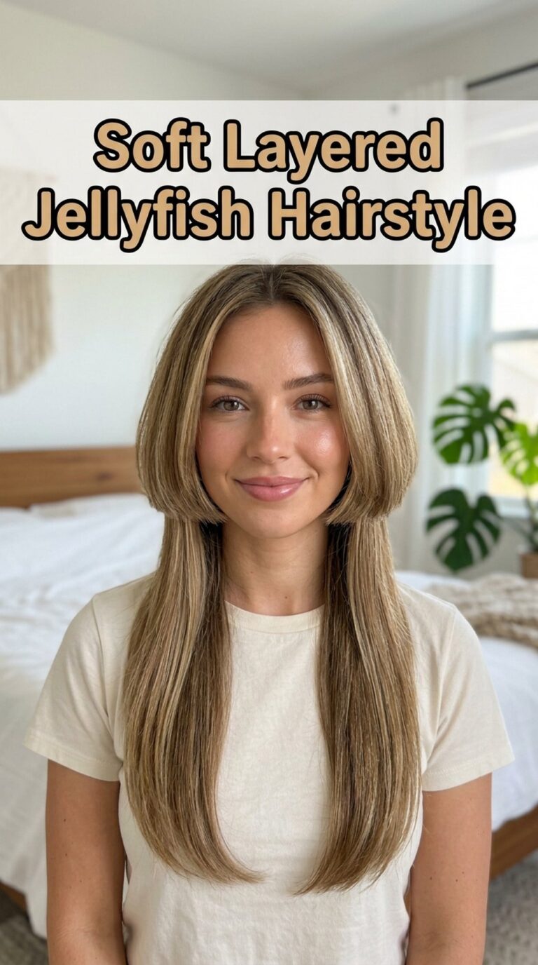 Soft Layered Jellyfish Hairstyle