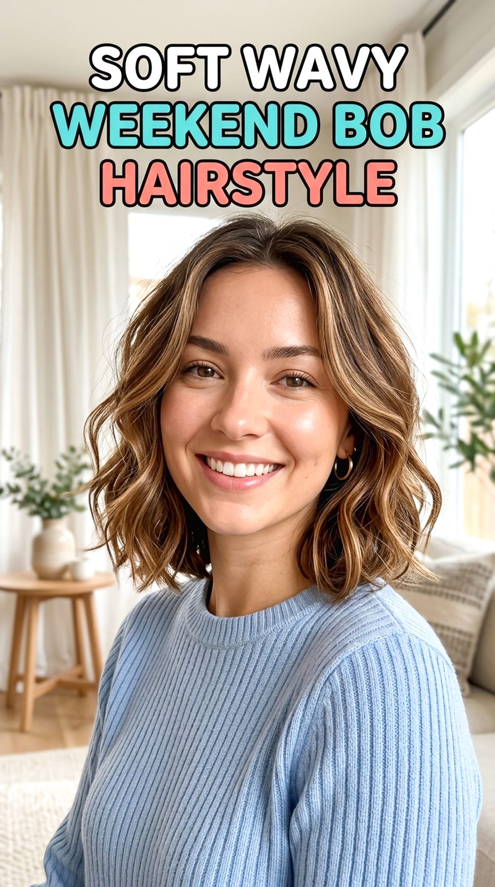 Soft Wavy Weekend Bob