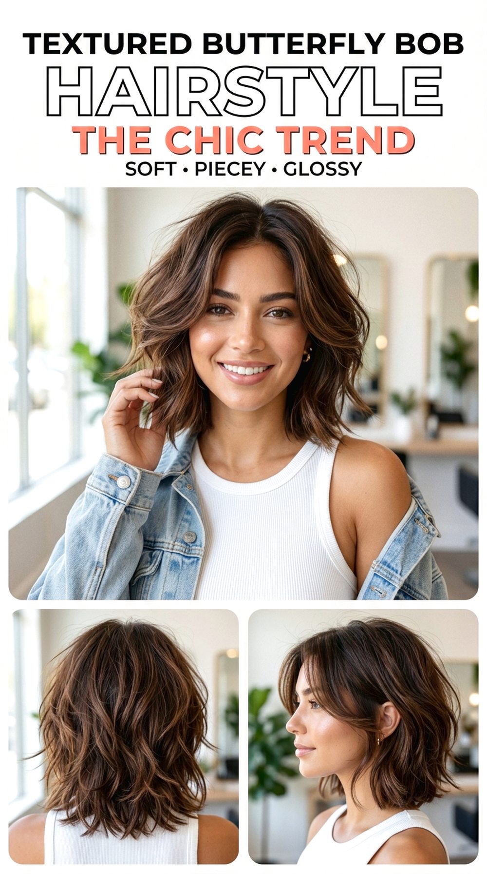 Textured Butterfly Bob
