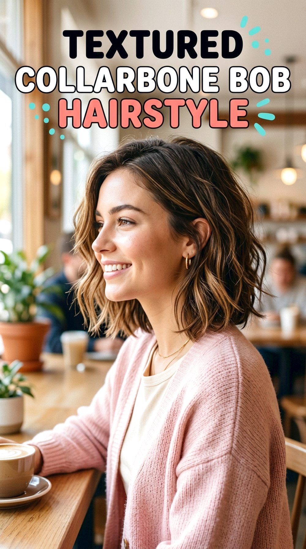 Textured Collarbone Bob