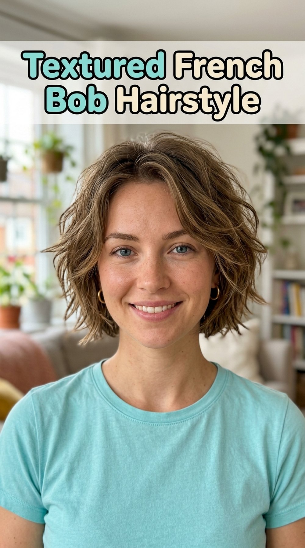 Textured French Bob Hairstyle