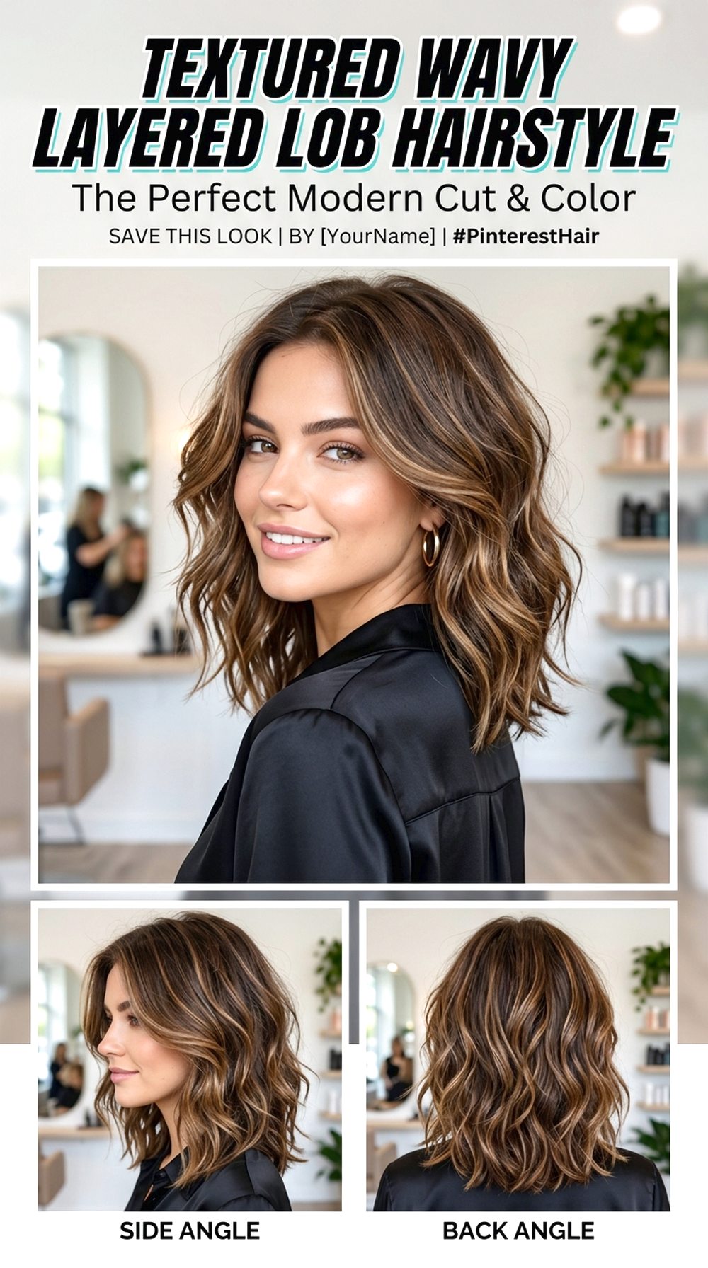 Textured Wavy Layered Lob