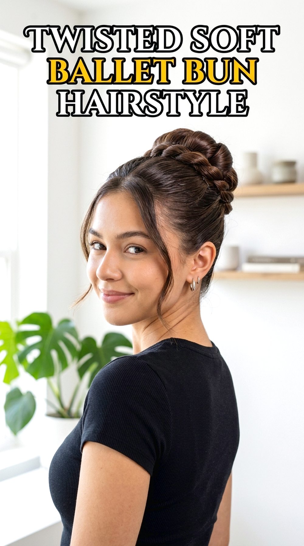 Twisted Soft Ballet Bun
