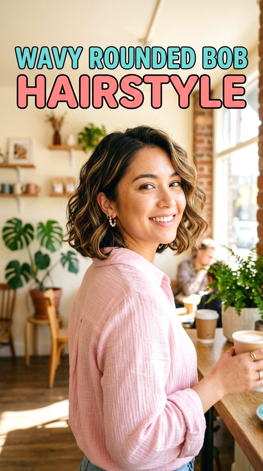 Wavy Rounded Bob