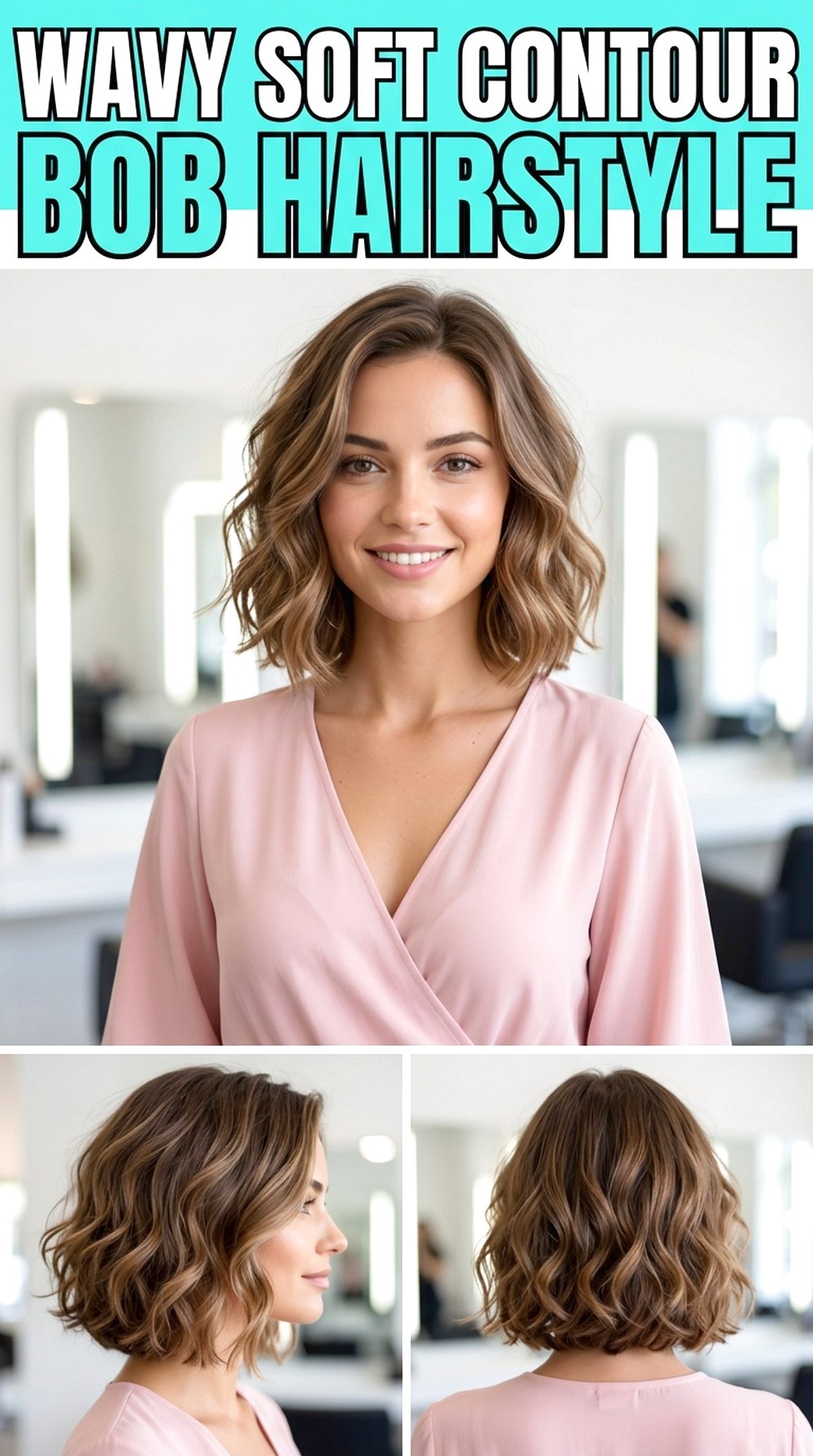 Wavy Soft Contour Bob