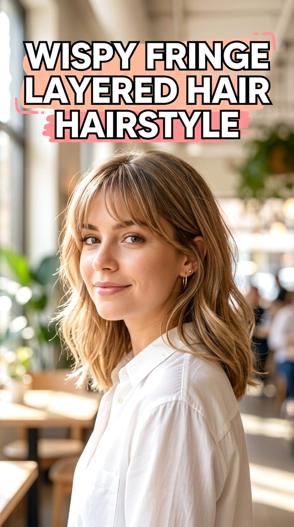 Wispy Fringe Layered Hair