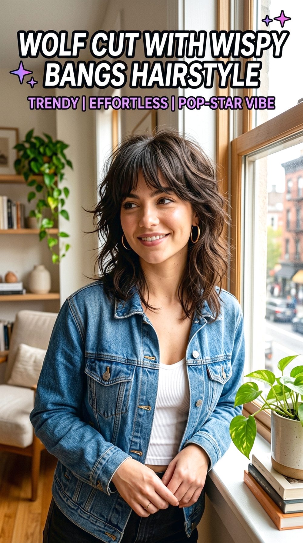 Wolf Cut With Wispy Bangs
