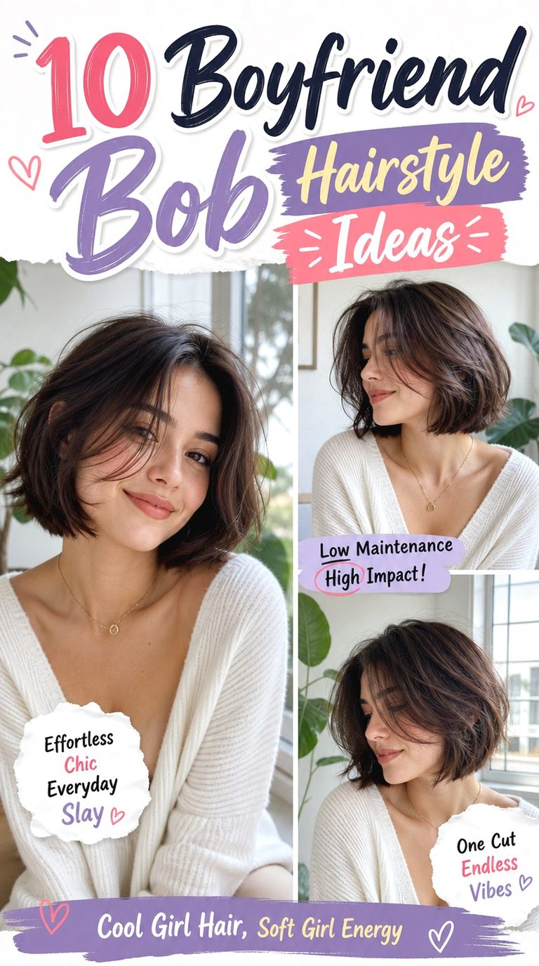 Boyfriend Bob Hairstyle Ideas