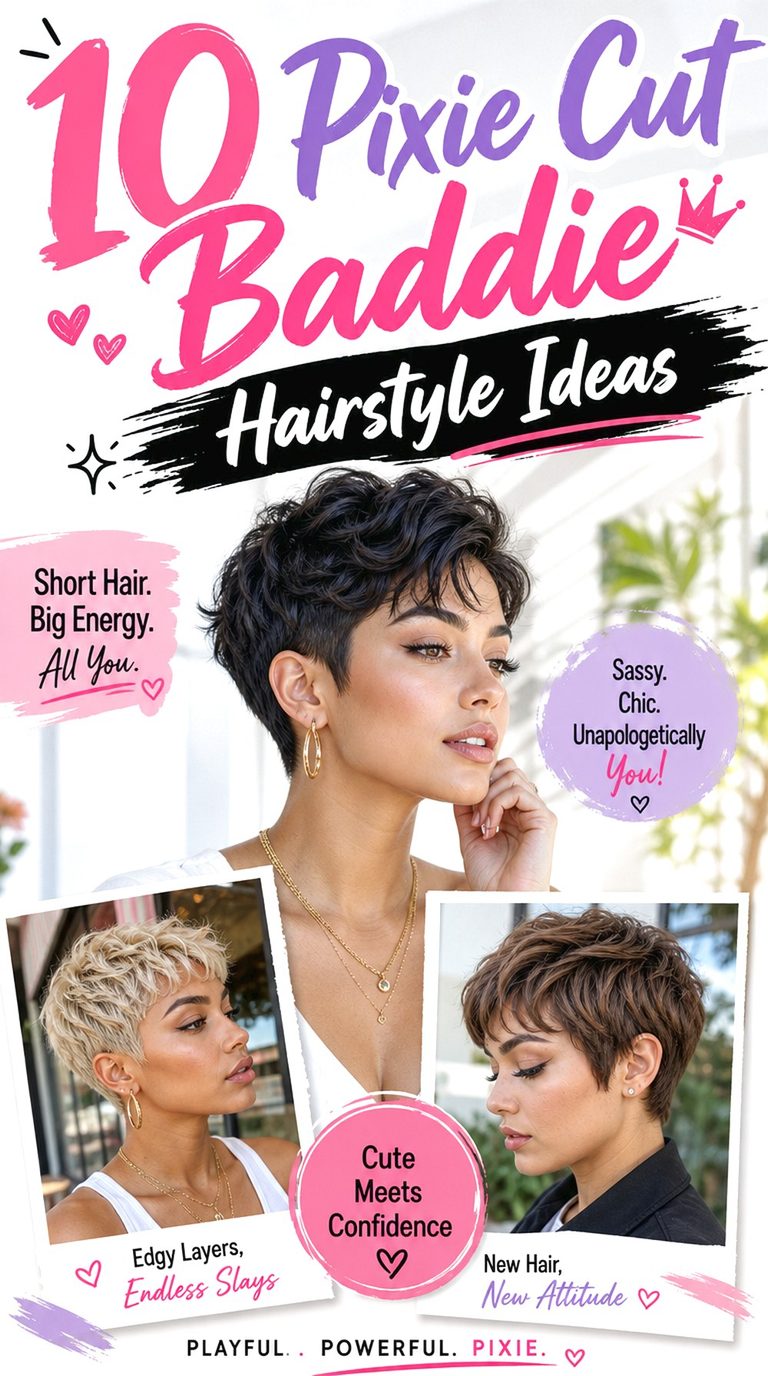 Pixie Cut Baddie Hairstyle Ideas
