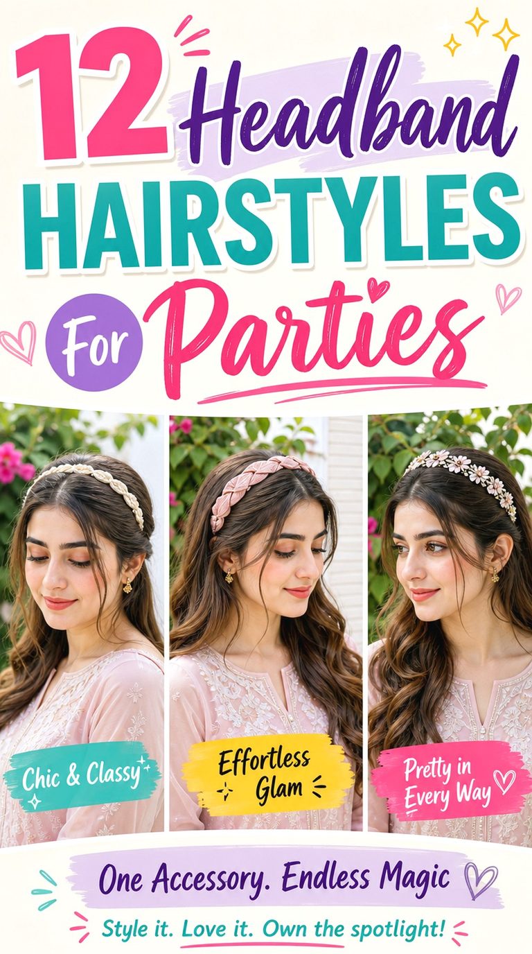 Headband Hairstyles For Parties