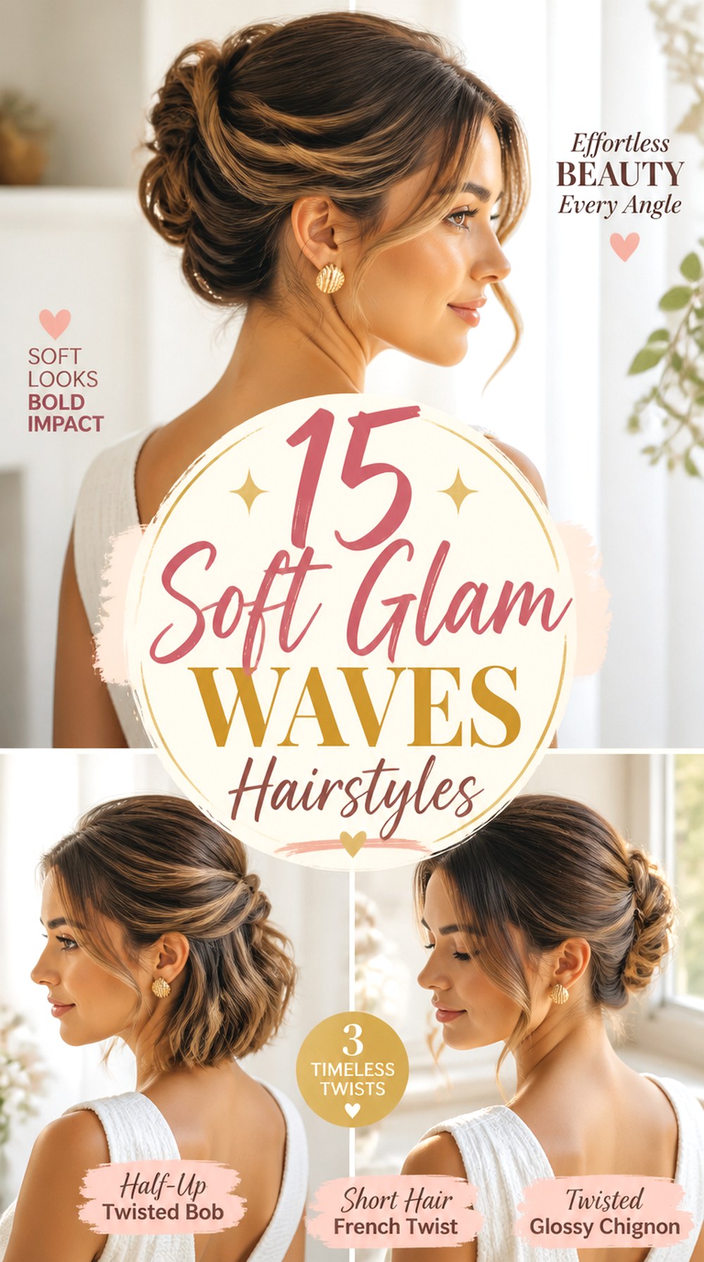 Soft Glam Waves Hairstyles