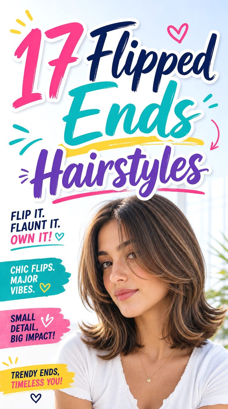 Flipped Ends Hairstyles