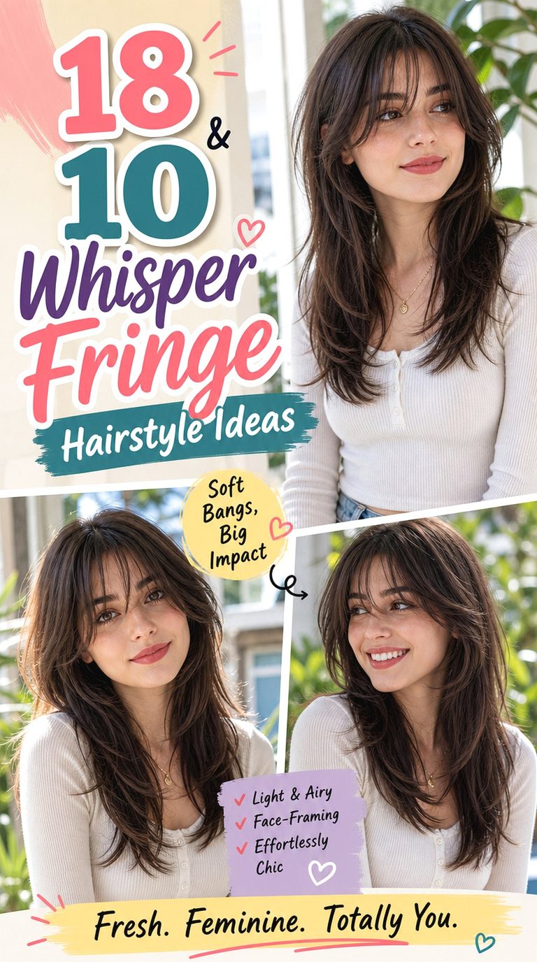 Whisper Fringe Hairstyle Ideas