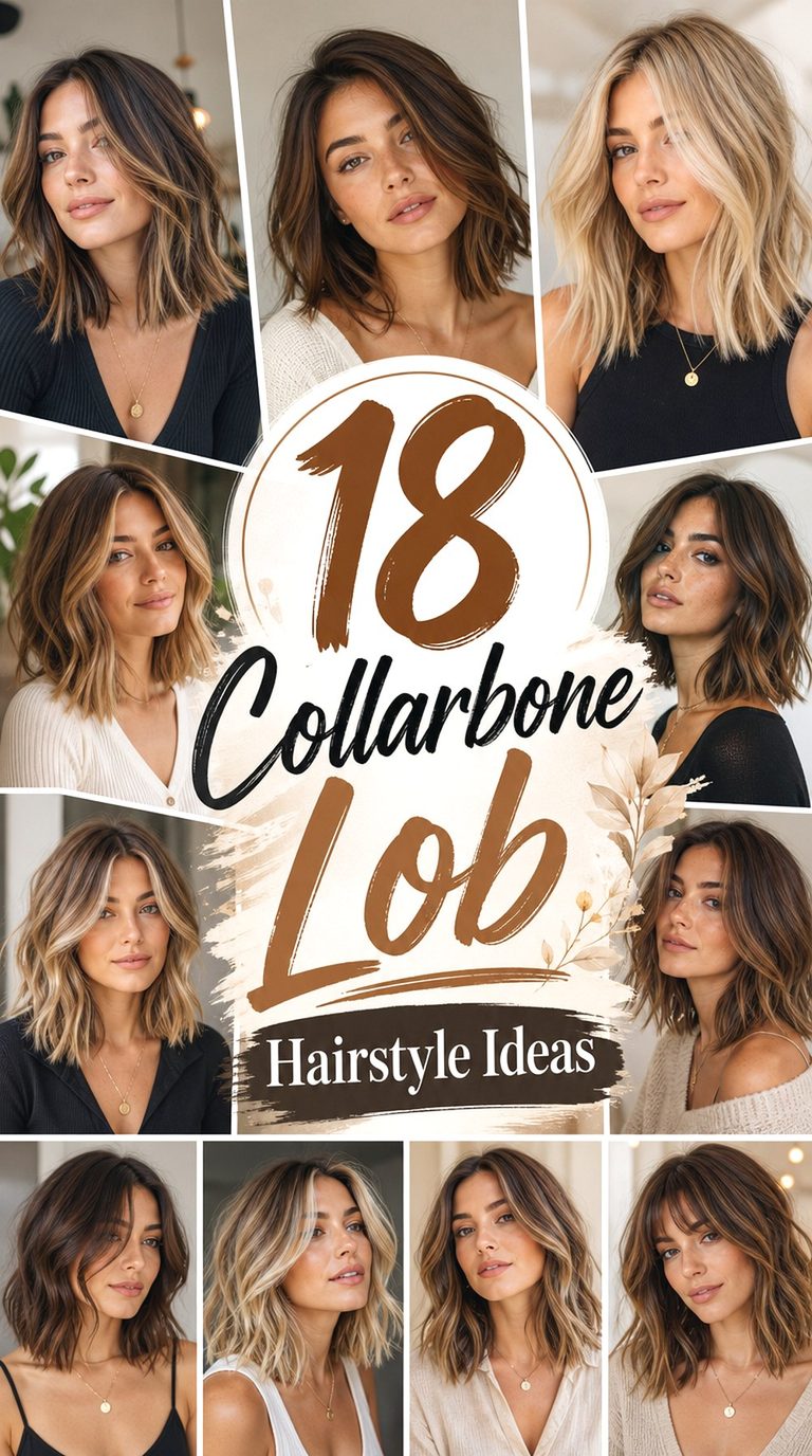 Collarbone Lob Hairstyle Ideas