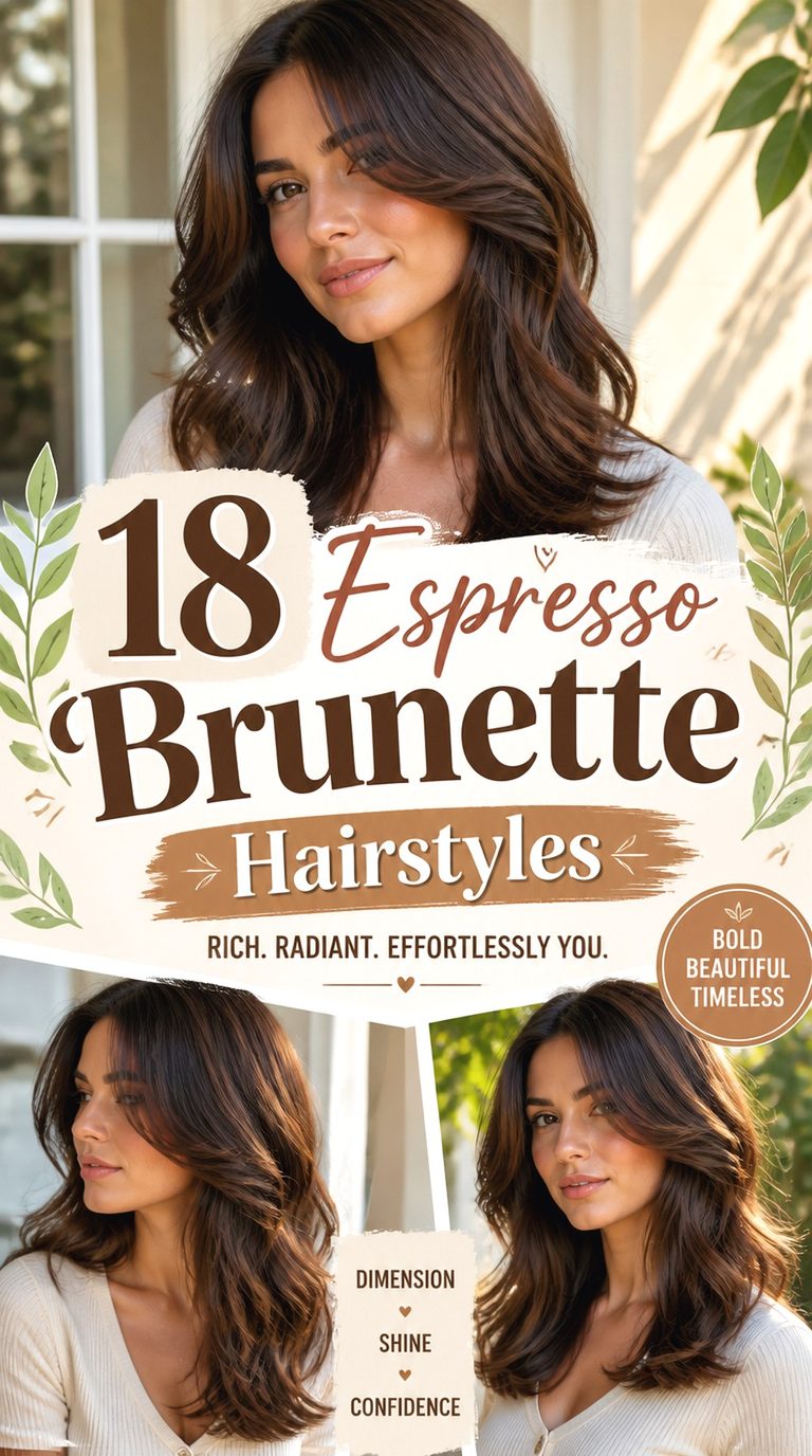 Espresso Brunette Hairstyles
