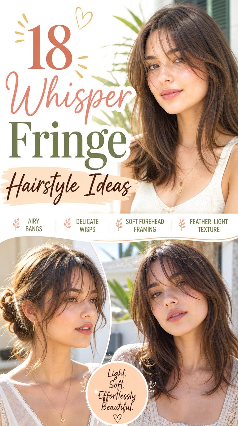 Whisper Fringe Hairstyle Ideas