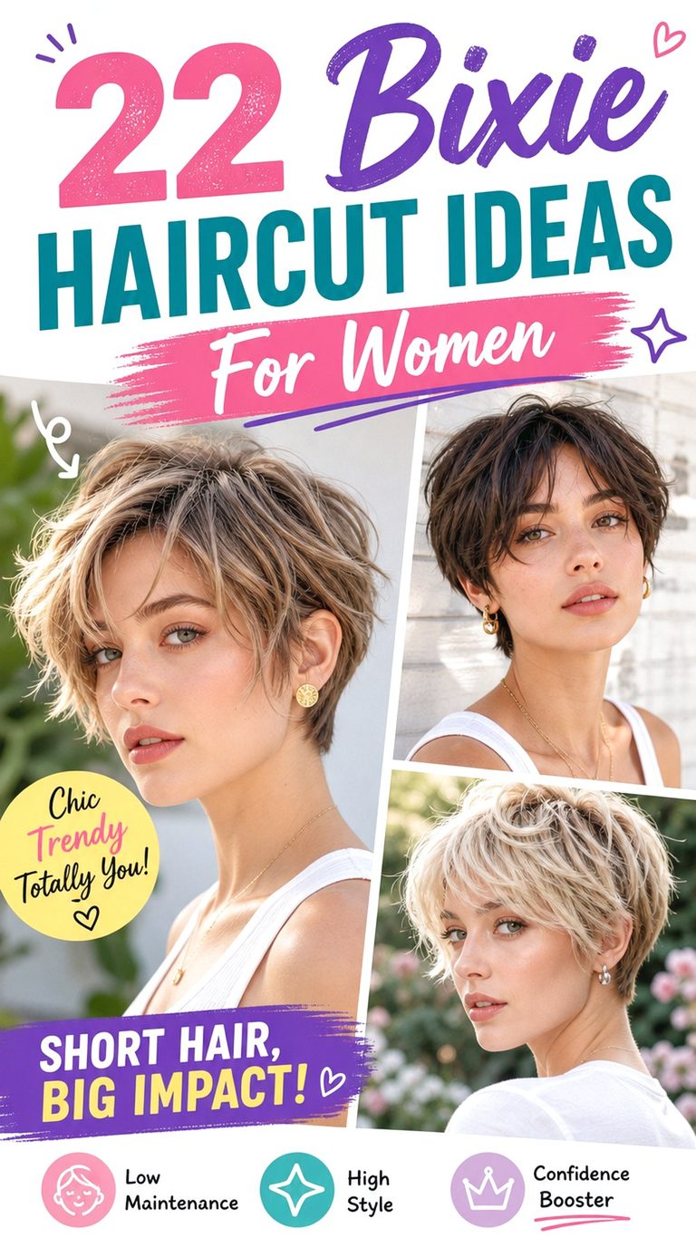 Bixie Haircut Ideas For Women