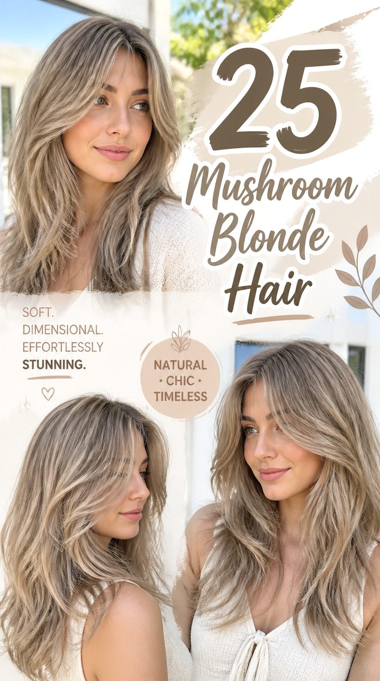 Mushroom Blonde Hair