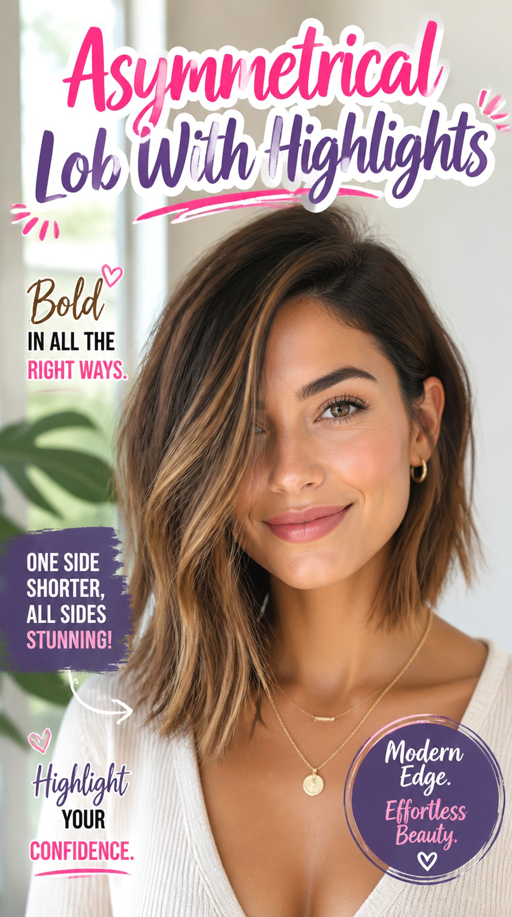 Asymmetrical Lob With Highlights