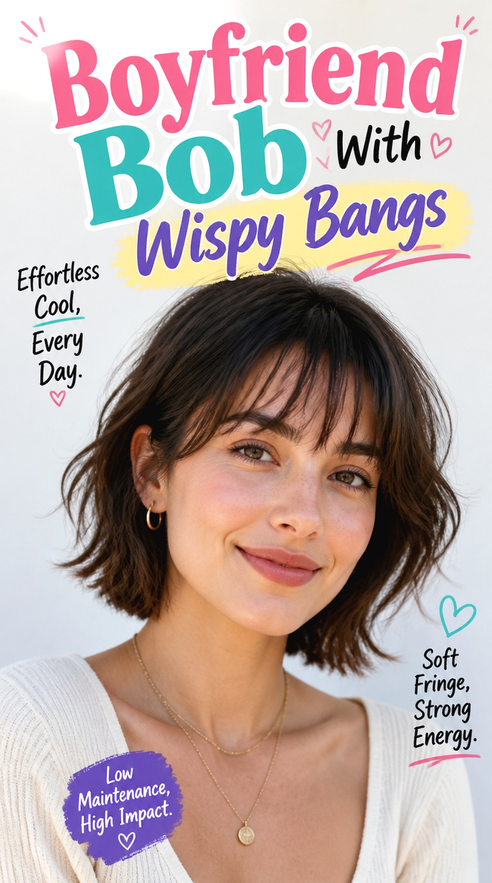 Boyfriend Bob With Wispy Bangs