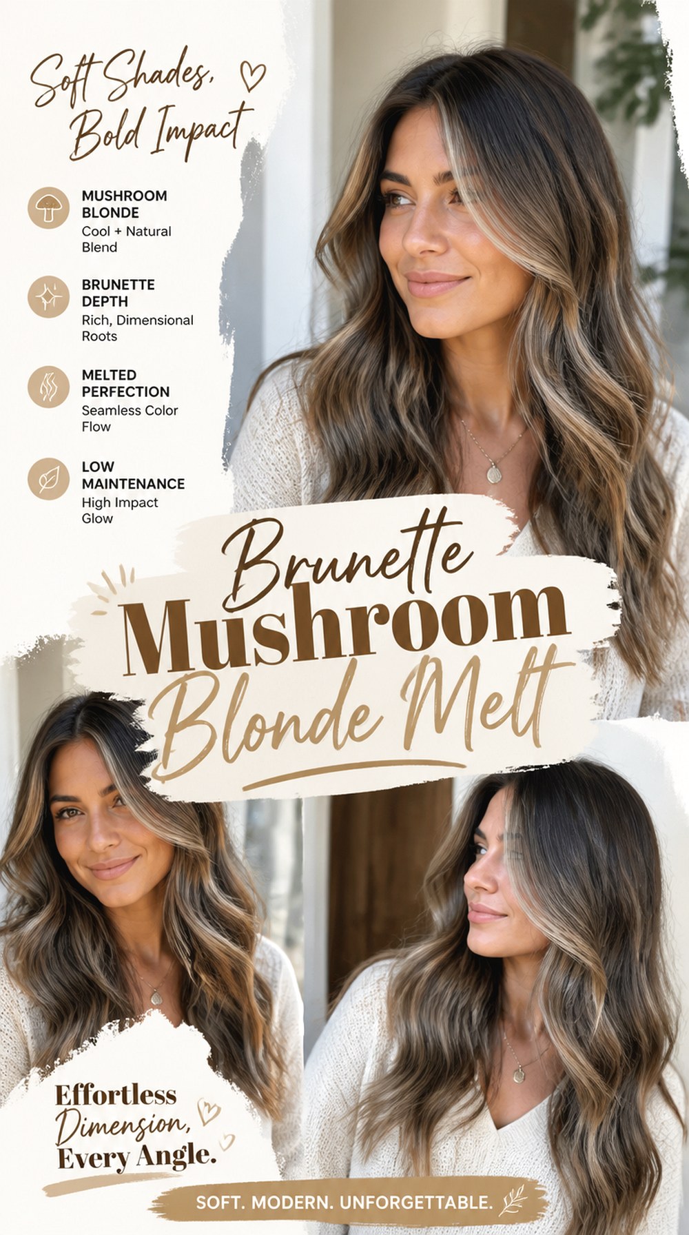 Brunette Mushroom Blonde Melt