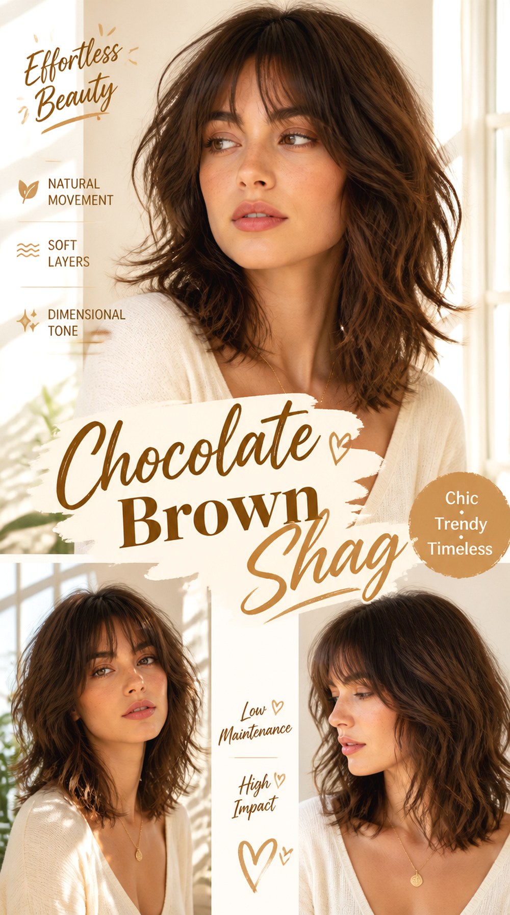 Chocolate Brown Shag
