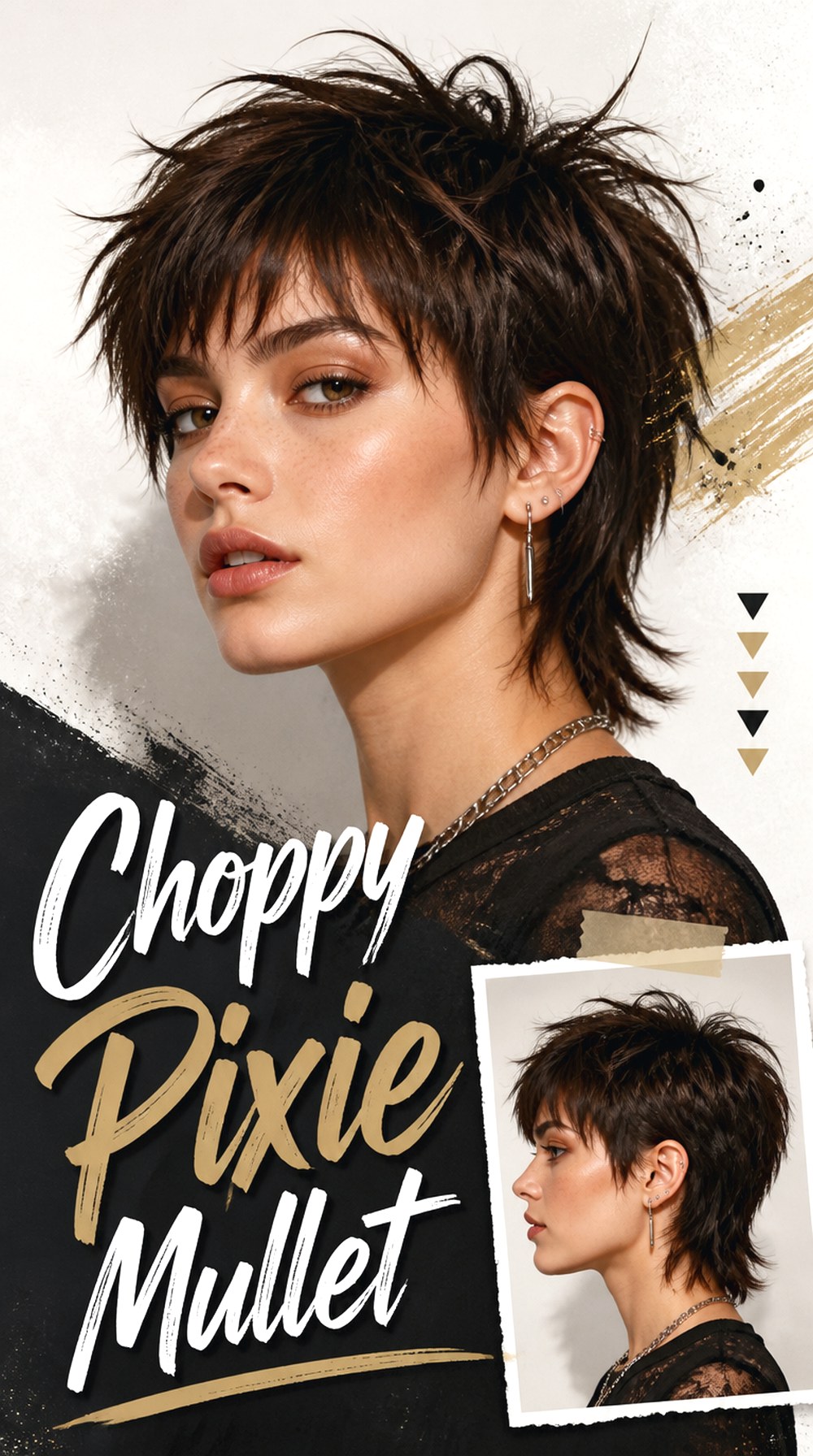 Choppy Pixie Mullet