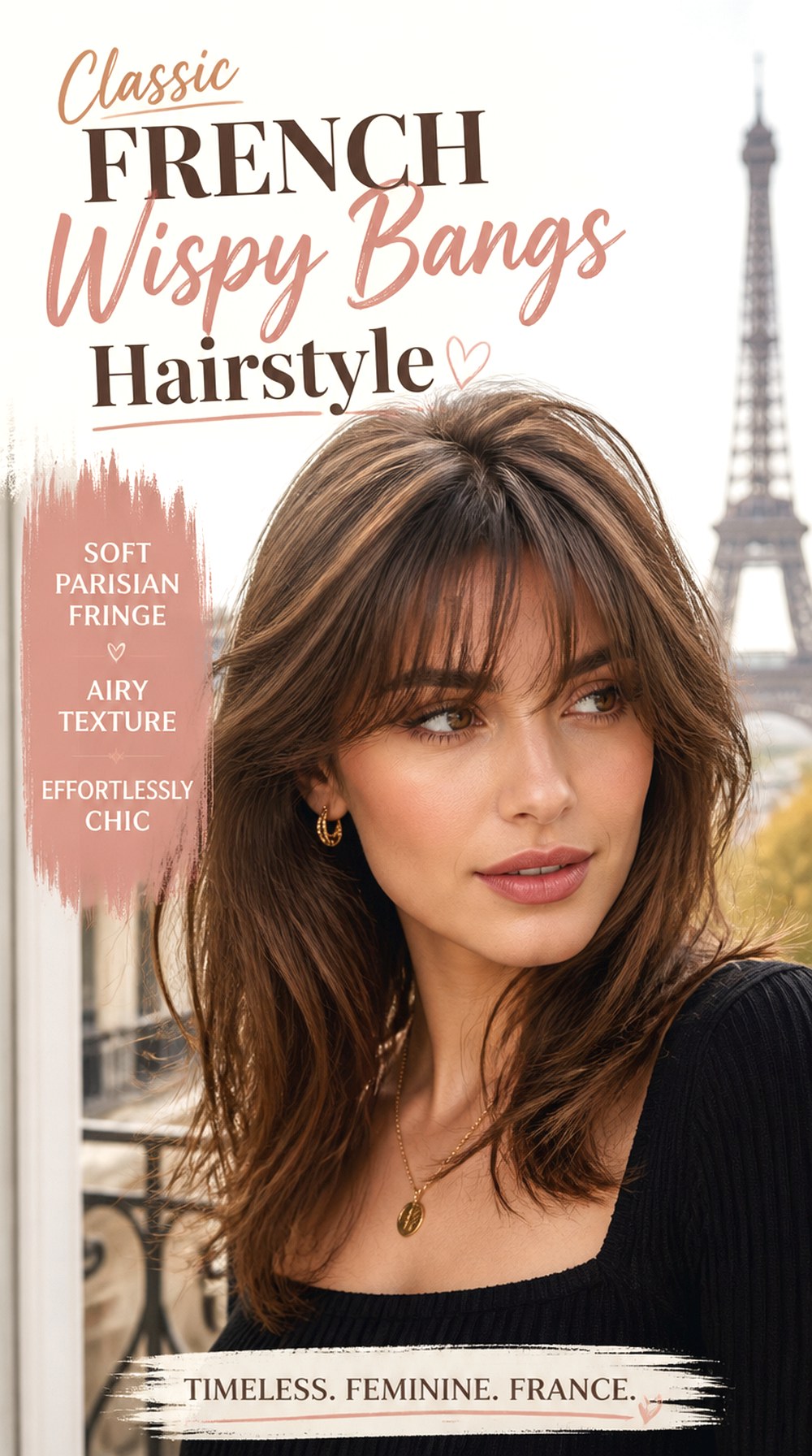 Classic French Wispy Bangs