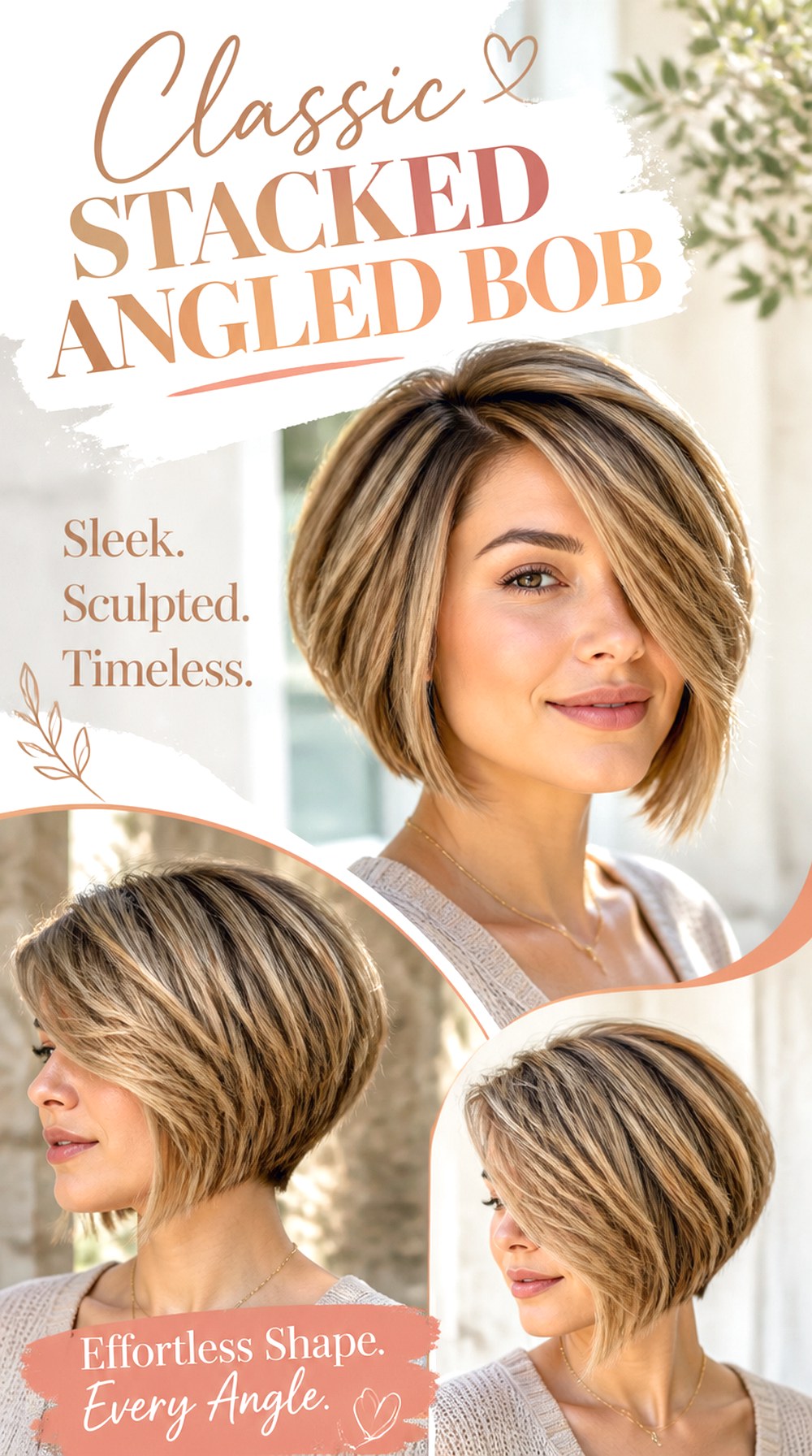 Classic Stacked Angled Bob