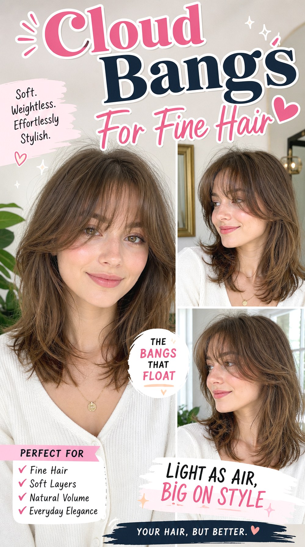 Cloud Bangs For Fine Hair
