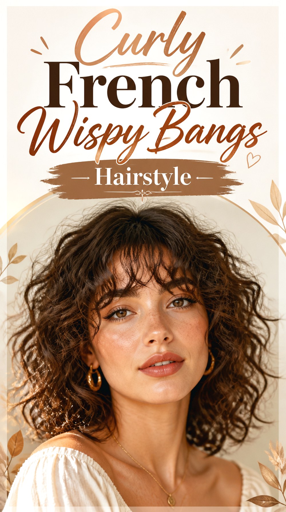 Curly French Wispy Bangs