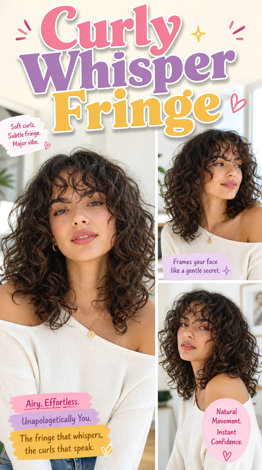 Curly Whisper Fringe