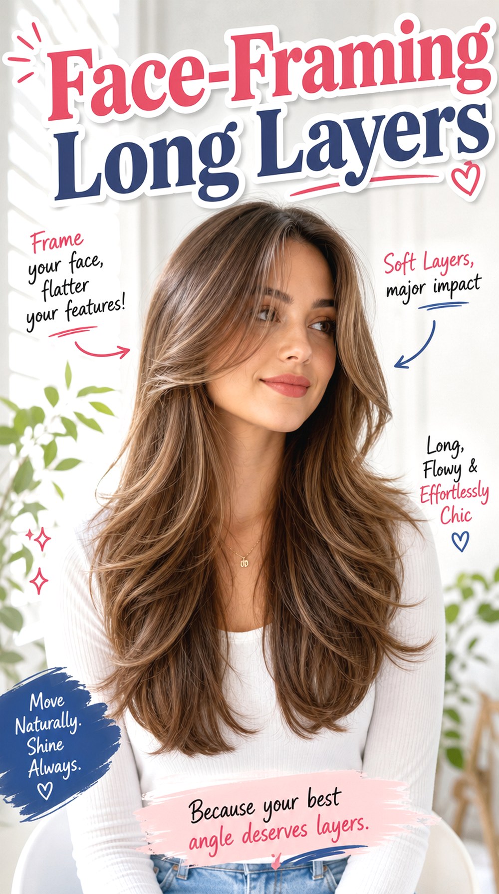 Face-Framing Long Layers
