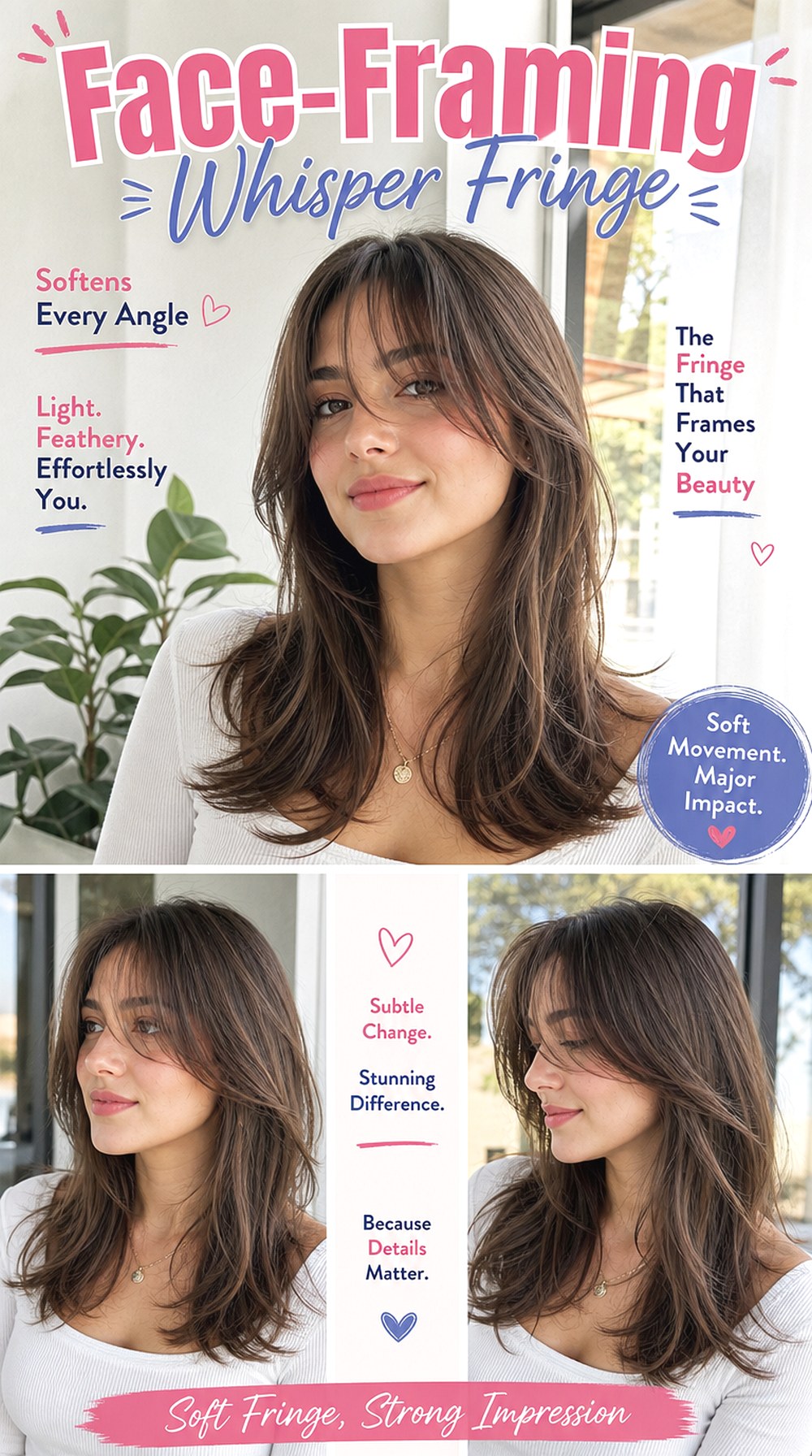 Face-Framing Whisper Fringe