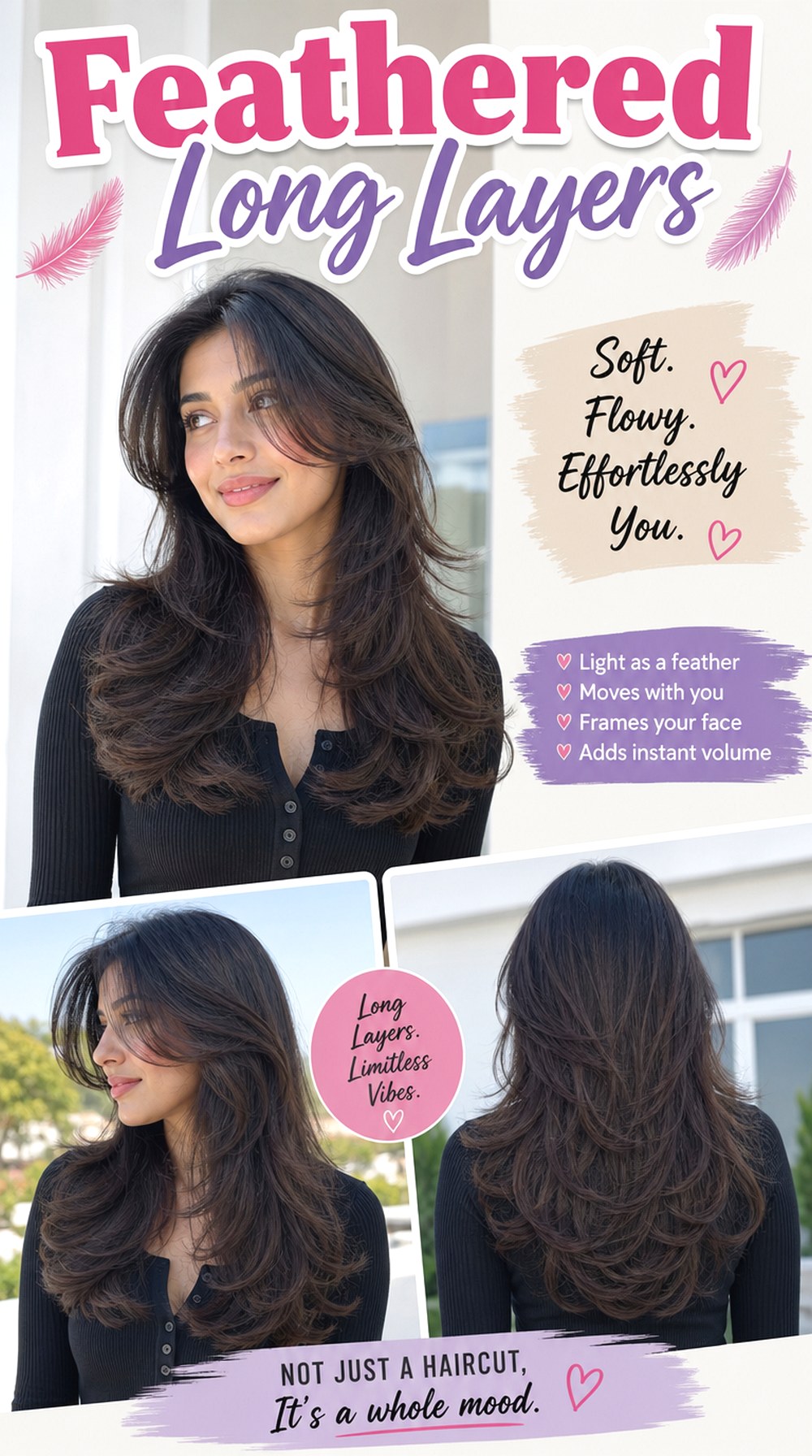 Feathered Long Layers