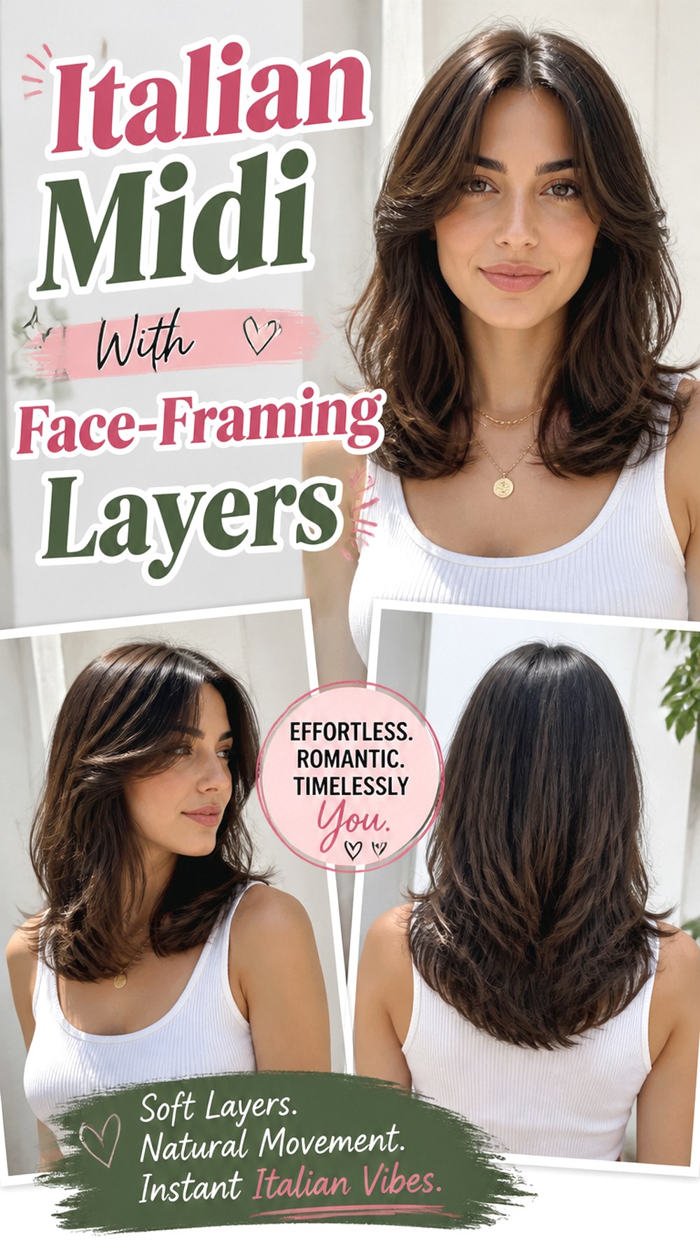 Italian Midi With Face-Framing Layers
